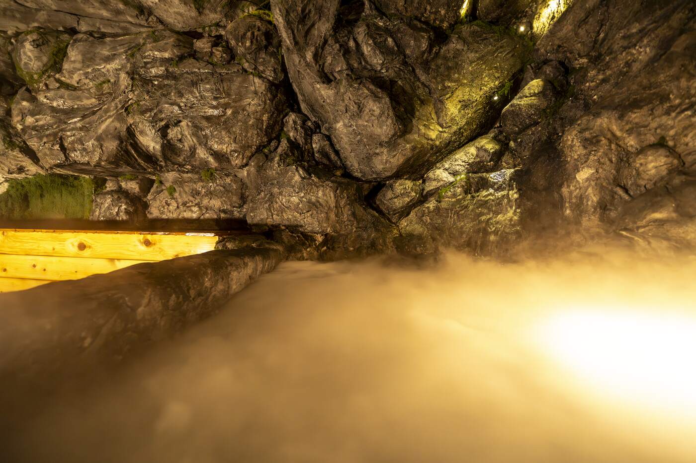 Steam over the bath